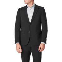 BOSS Black Herren Sakko schwarz Schurwoll-Stretch von BOSS Black