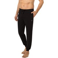 BOSS Black Herren Sweatpants schwarz Baumwolle unifarben von BOSS Black