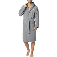BOSS Black Herren Hausmantel grau unifarben von BOSS Black