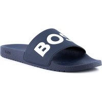 BOSS Black Herren Pantoletten blau Gummi von BOSS Black