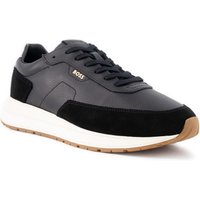 BOSS Black Herren Sneaker schwarz Glattleder von BOSS Black