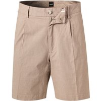 BOSS Black Herren Shorts beige Baumwolle von BOSS Black