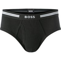 BOSS Black Herren Slip schwarz Baumwolle unifarben von BOSS Black