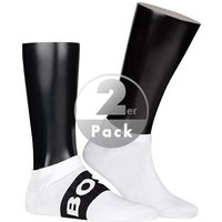 BOSS Black Herren Sneakersocken weiß Baumwolle unifarben von BOSS Black