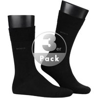 BOSS Black Herren Socken schwarz Baumwolle unifarben von BOSS Black