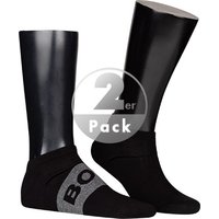 BOSS Black Herren Sneakersocken schwarz Baumwolle unifarben von BOSS Black