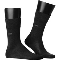 BOSS Black Herren Socken grau Ägyptische Baumwolle unifarben von BOSS Black