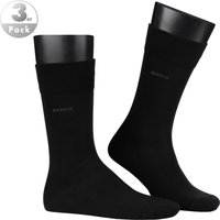 BOSS Black Herren Socken schwarz Baumwolle unifarben von BOSS Black