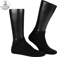 BOSS Black Herren Sneakersocken schwarz Baumwolle & Mix unifarben von BOSS Black