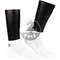 BOSS Black Herren Socken weiß Baumwolle unifarben von BOSS Black