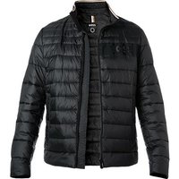 BOSS Black Herren Steppjacke schwarz Mikrofaser unifarben von BOSS Black