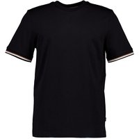 BOSS Black Herren T-Shirt schwarz Baumwolle von BOSS Black