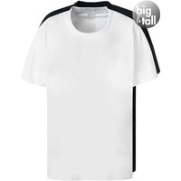 BOSS Black Herren T-Shirts schwarz Baumwolle unifarben von BOSS Black