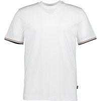 BOSS Black Herren T-Shirt Weiß Baumwolle von BOSS Black