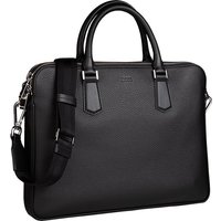 BOSS Black Herren Aktentasche schwarz Echtleder von BOSS Black