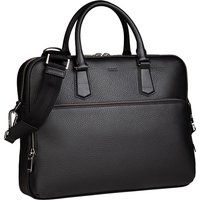BOSS Black Herren Aktentasche schwarz Echtleder von BOSS Black