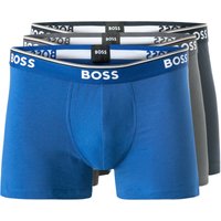 BOSS Black Herren Trunks blau,grau Baumwolle & Mix unifarben von BOSS Black