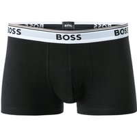 BOSS Black Herren Trunks schwarz Baumwolle & Mix unifarben von BOSS Black