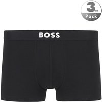 BOSS Black Herren Trunks schwarz Baumwolle & Mix unifarben von BOSS Black