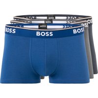 BOSS Black Herren Trunks blau,grau Baumwolle & Mix unifarben von BOSS Black