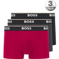 BOSS Black Herren Trunks grau Baumwolle & Mix unifarben von BOSS Black