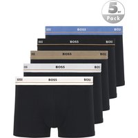BOSS Black Herren Trunks mehrfarbig Baumwolle unifarben von BOSS Black