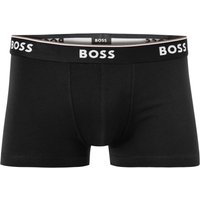 BOSS Black Herren Trunks schwarz Baumwolle & Mix unifarben von BOSS Black