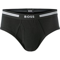 BOSS Black Herren Slip schwarz Reine Baumwolle unifarben von BOSS Black