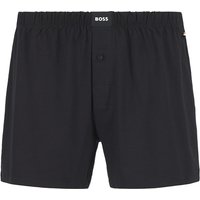 BOSS Black Herren Boxershorts schwarz Jersey unifarben von BOSS Black