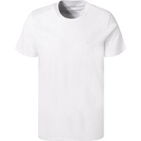 BOSS Black Herren T-Shirts weiß Reine Baumwolle unifarben von BOSS Black