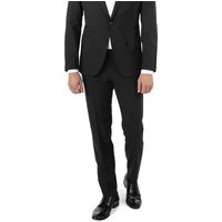 BOSS Black Herren Hose grau Schurwoll-Stretch Slim Fit von BOSS Black