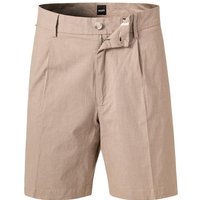 BOSS Black Herren Shorts beige Baumwolle von BOSS Black