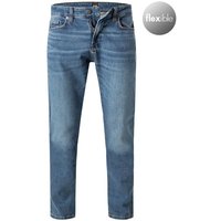 BOSS Black Herren Jeans blau Baumwoll-Stretch Slim Fit von BOSS Black