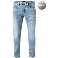 BOSS Black Herren Jeans blau Baumwolle Slim Fit von BOSS Black