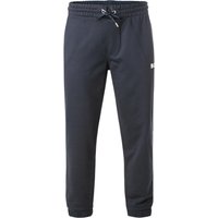 BOSS Black Herren Jogpants blau Baumwolle von BOSS Black