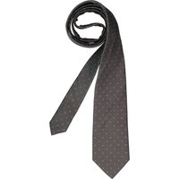 BOSS Black Herren Krawatte braun Seide Gemustert von BOSS Black