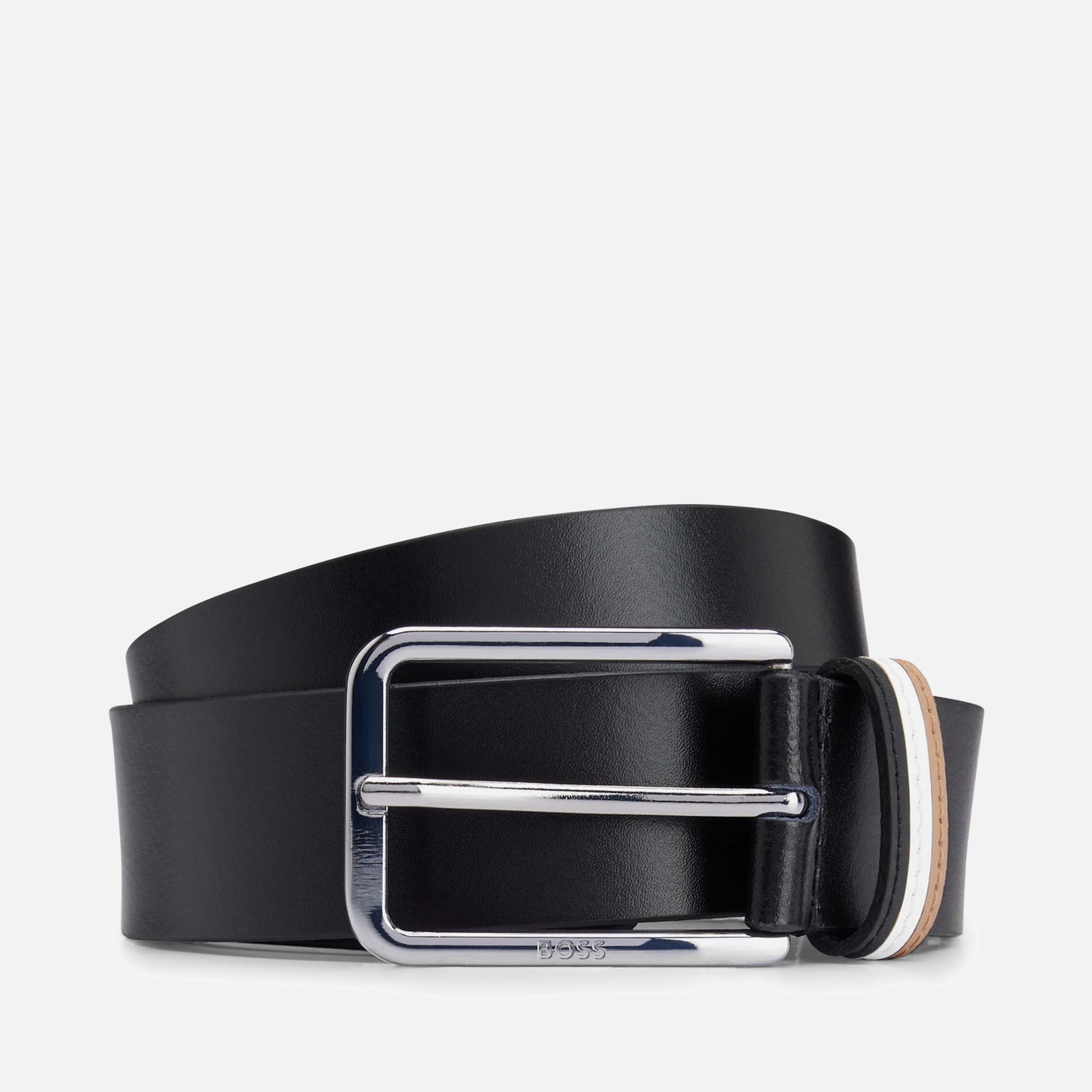 BOSS Black Calis Corporate Leather Belt - 85cm von BOSS Black