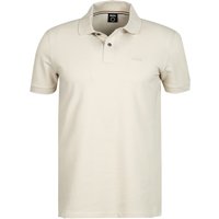 BOSS Black Herren Polo-Shirt beige Baumwoll-Piqué von BOSS Black