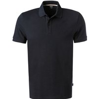 BOSS Black Herren Polo-Shirt blau Baumwoll-Piqué von BOSS Black