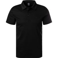 BOSS Black Herren Polo-Shirt schwarz Baumwoll-Jersey von BOSS Black