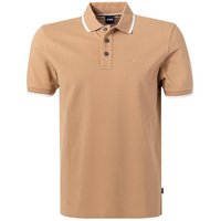 BOSS Black Herren Polo-Shirt beige Baumwoll-Piqué von BOSS Black