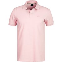 BOSS Black Herren Polo-Shirt rosa Baumwoll-Piqué von BOSS Black