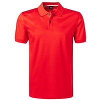 BOSS Black Herren Polo-Shirt rot Baumwoll-Piqué von BOSS Black