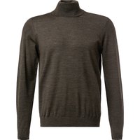 BOSS Black Herren Rollkragenpullover braun unifarben von BOSS Black