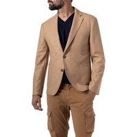 BOSS Black Herren Sakko beige Jersey meliert Slim Fit von BOSS Black