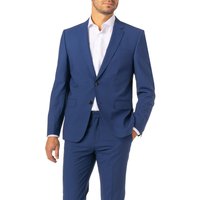 BOSS Black Herren Sakko blau Schurwolle Slim Fit von BOSS Black