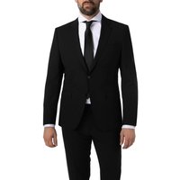 BOSS Black Herren Sakko schwarz Schurwoll-Stretch Slim Fit von BOSS Black