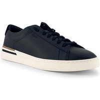 BOSS Black Herren Sneaker blau Glattleder von BOSS Black