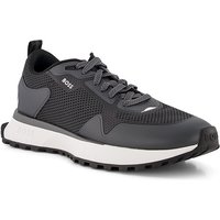 BOSS Black Herren Sneaker grau Glattleder von BOSS Black