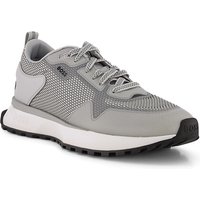 BOSS Black Herren Sneaker grau Glattleder von BOSS Black